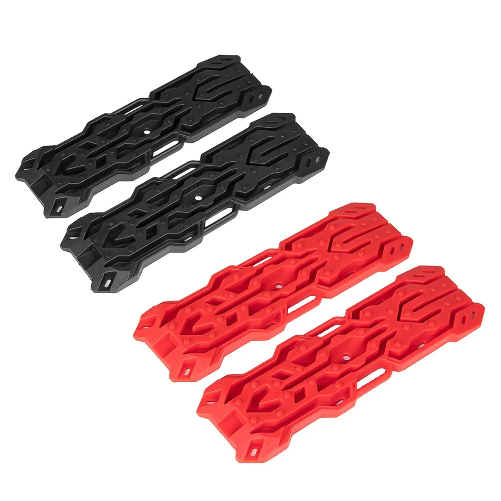 2pcs 141x42mm RC Sand Ladder Recovery Ramps for 1/10 SCX10 II III TRX4 D90, Off-Road Crawler Escape Tracks, Durable ABS