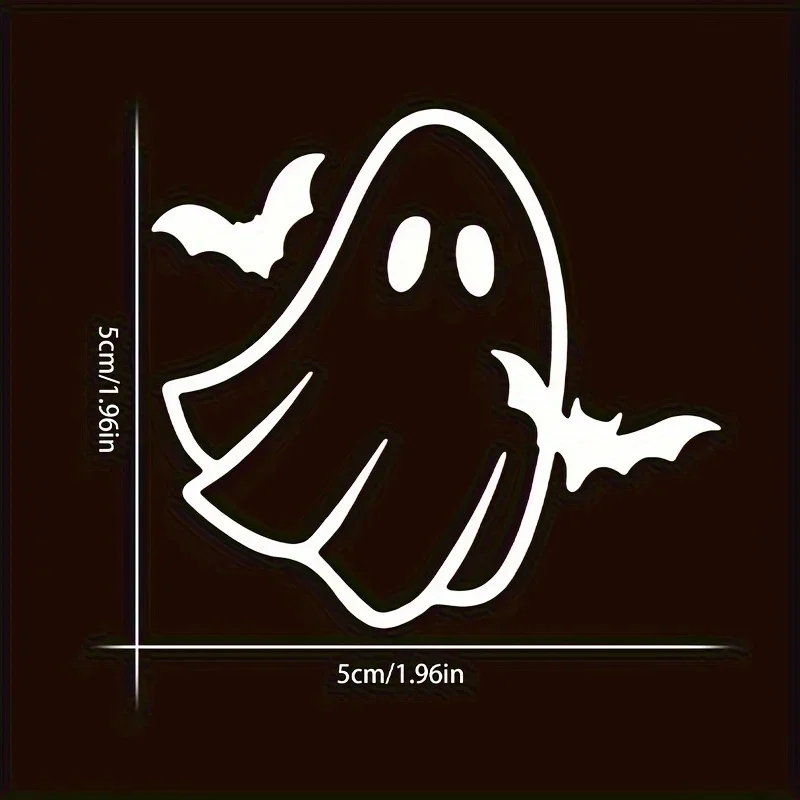 1PC Fashionable Ghost Car Sticker, Halloween-Themed Decal for Car, Ideal for Adding a Festive Look to Your Automobile