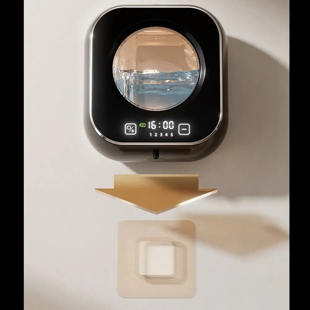 320ml Automatic Foam Dispenser LED Display Rechargeable Hand Sanitizer Dispenser Wall Mounted Visualization