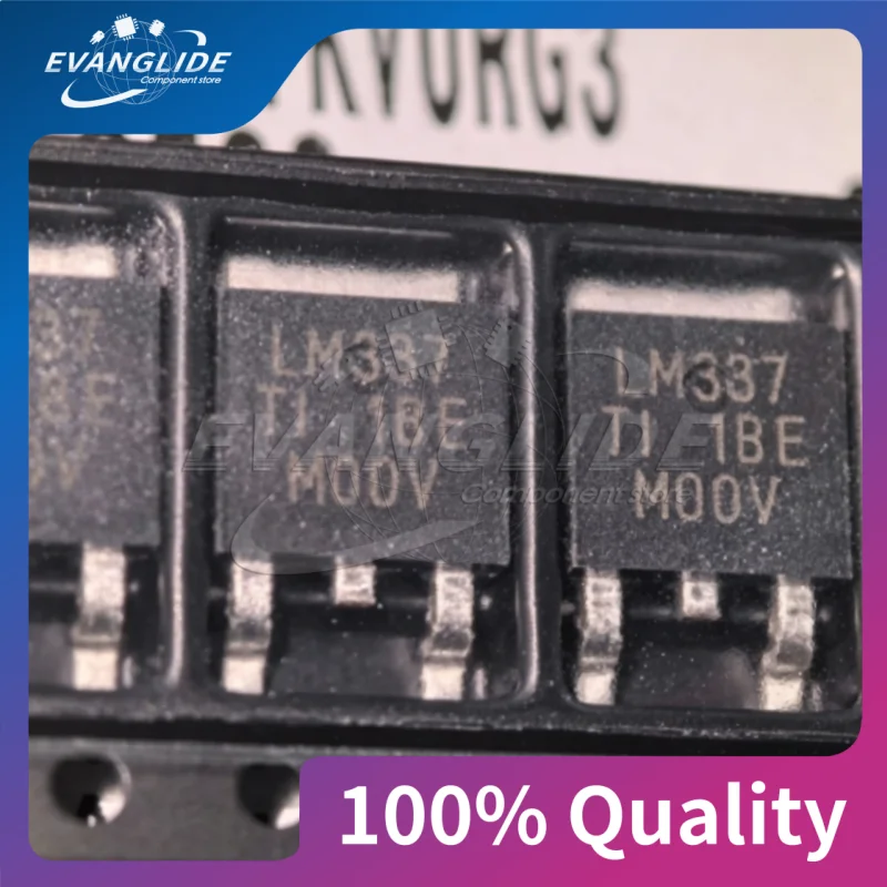 2 PCS/LOT LM337KVURG3 LM337 TO-252 1.5A Linear Voltage Regulator