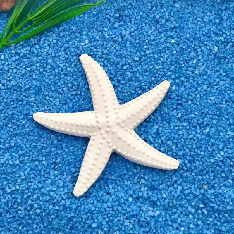 6 Pcs Resin Starfish Mediterranean Style Fish Tank Decoration Ornaments for Fish Tanks