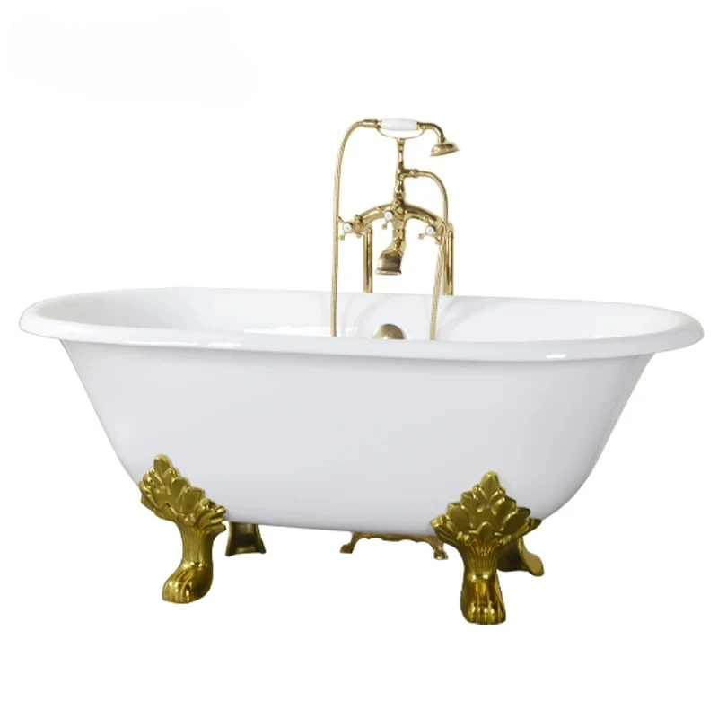 Freestanding Double Bathtub, Modern and Minimalist, Easy To Clean, Durable and Environmentally Friendly, Suitable for Bathroom