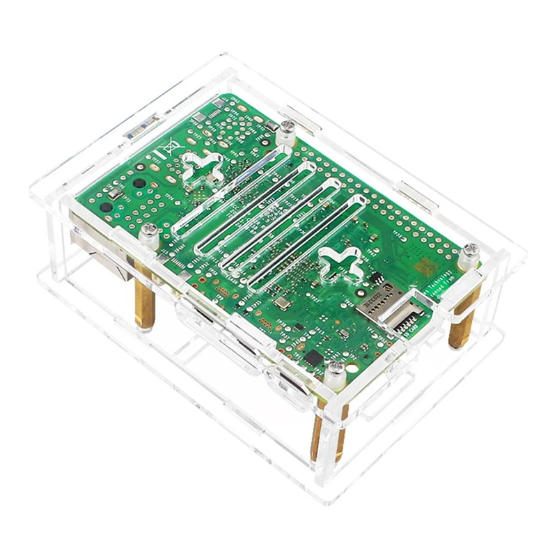 Imagem -03 - Acrílico e Dissipador de Calor com Ventilador Casca Transparente Peças Protetoras para Raspberry pi Case