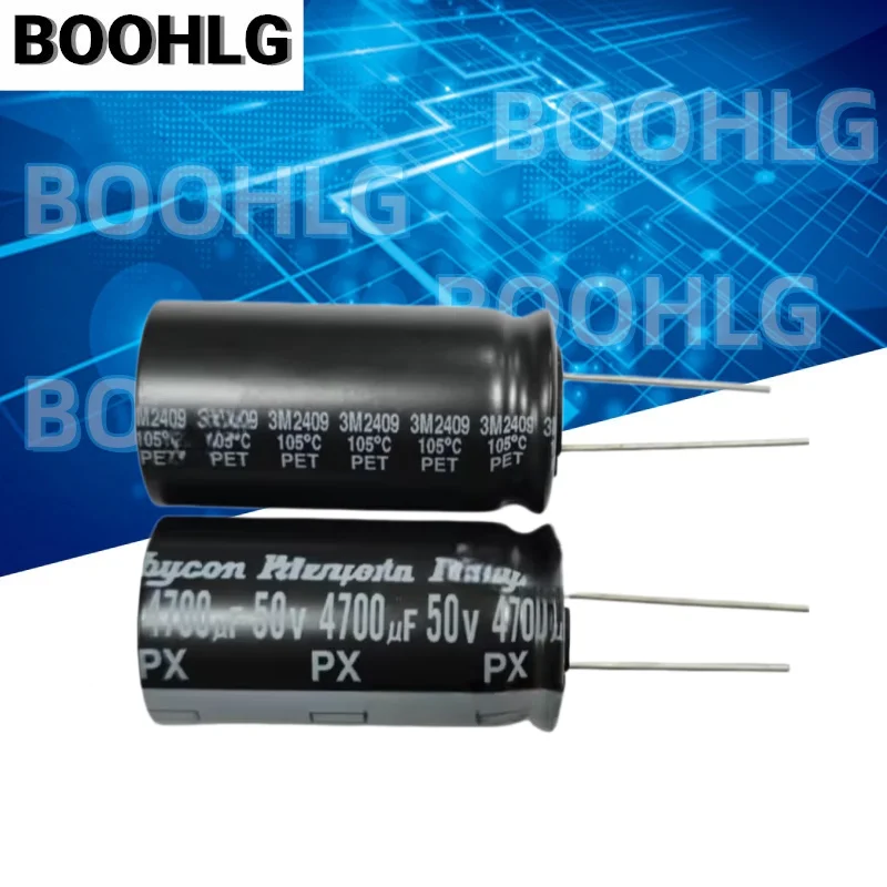 2PCS 4700UF 50V Electrolytic Capacitor 50V 4700UF 18X40 PX