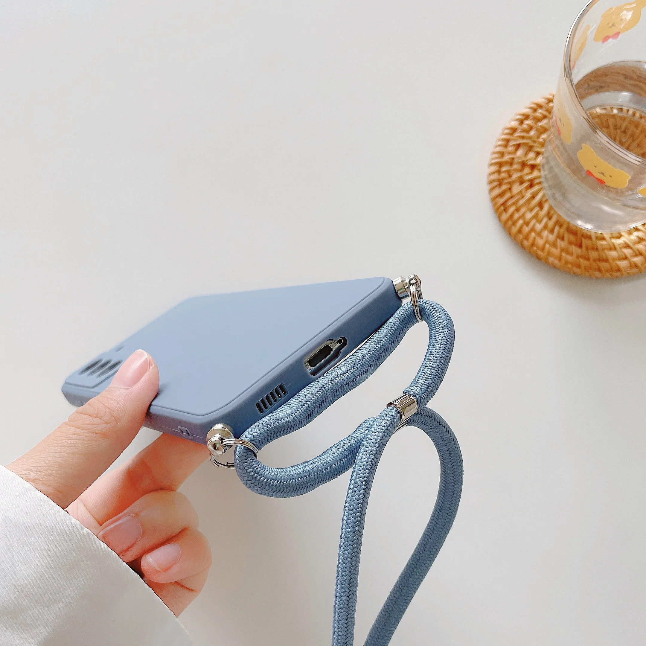 Crossbody Lanyard Silicone Case For Xiaomi Redmi Note 15 Pro Plus