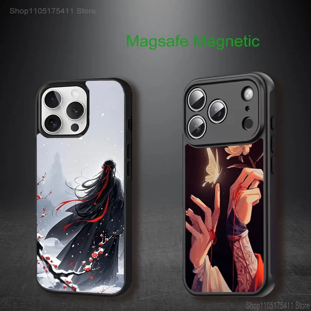 حافظة هاتف H-Heaven OfficialS Blessing لهاتف iPhone17,16,15,14,13,12,11,Pro,Max,Plus,Mini,SE4,E شحن لاسلكي Magsafe مغناطيسي #1