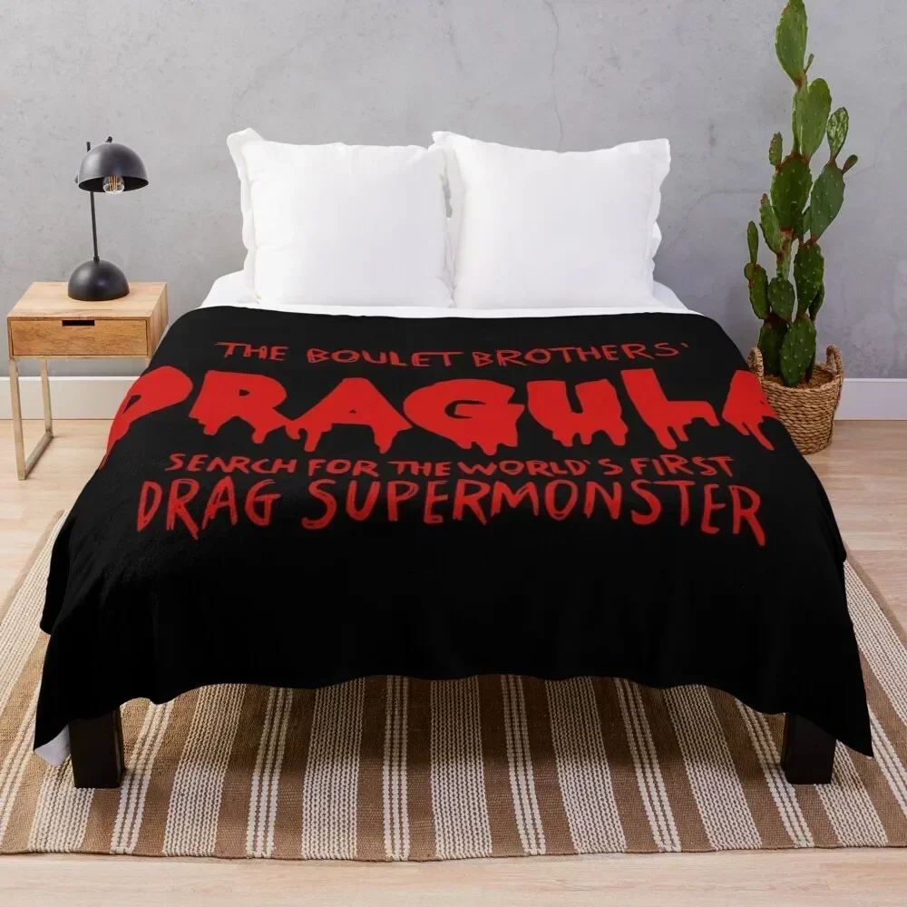 Boulet Brothers' Dragula Throw Blanket Soft Plush Plaid wednesday Bed covers Blankets