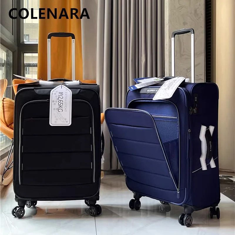 

Мужской чемодан COLENARA 24 дюйма 28 дюймов, ткань Оксфорд большой емкости, 20-дюймовый посадочный бокс, деловой чемодан на колесиках, студенческий чемодан на колесиках