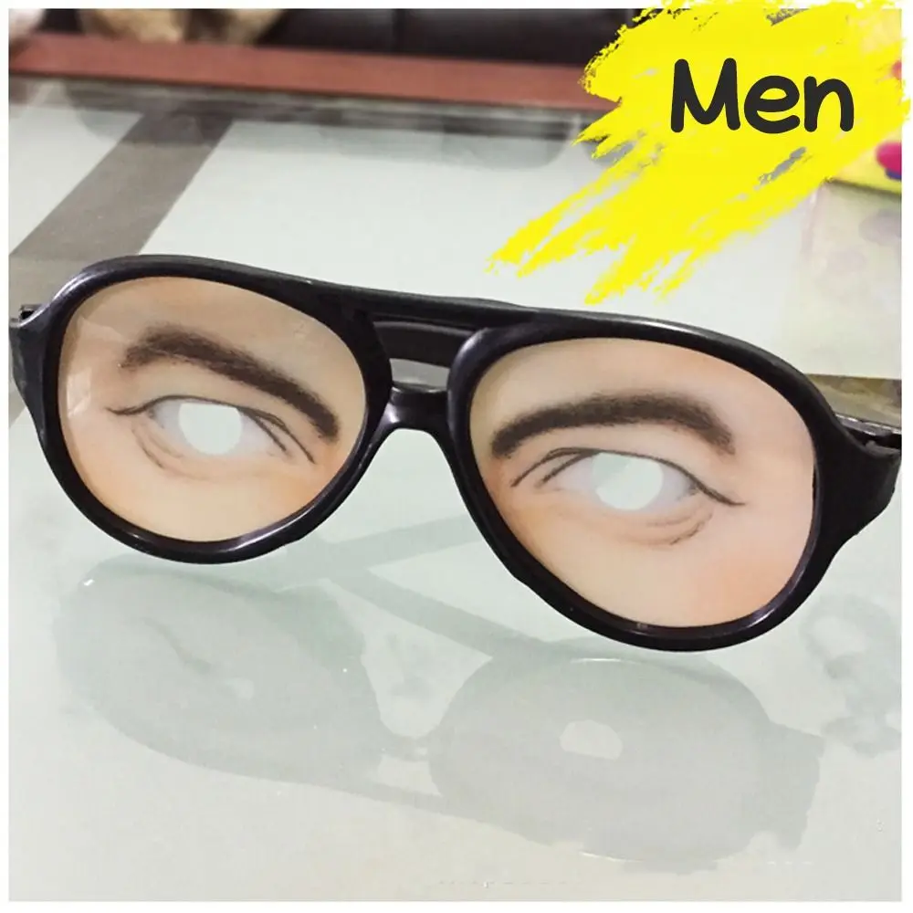 Gift April Fools' Day Novelty Glasses Photo Booth Props Eye Ball Funny Glasses Gag Performance Props Prank Toy Party