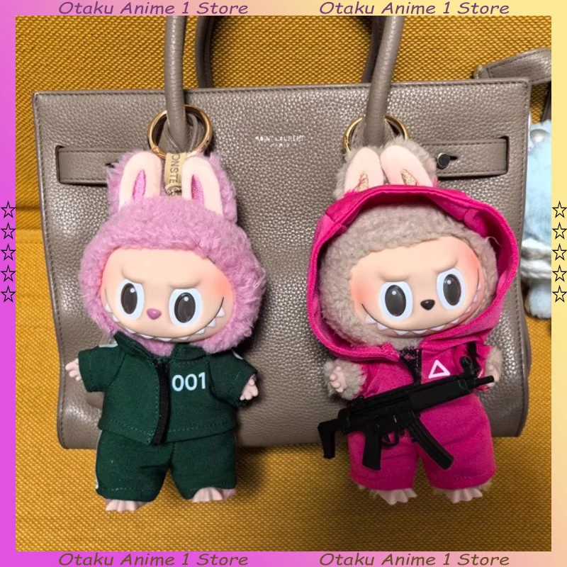 

Горячая одежда Labubu, забавная игра с морепродуктами, серия кукольной одежды, органайзер для учащихся, повседневная одежда, мини-плюшевые аксессуары для кукол