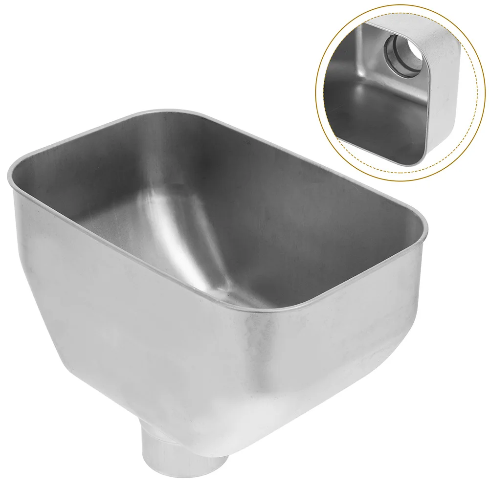 

Stainless Steel Downspout Filter Gutter Connector Rainwater Diverter for Roof Drainage System Outdoor Water Collection Fittings