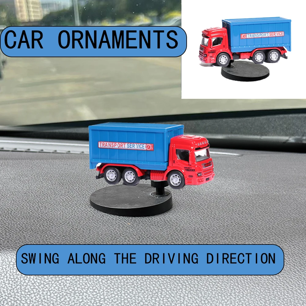 

Engineering Car Drift Rotating Ornaments Auto Dashboard Turning Racing Model Deco Carindividuality Center Console Cartoon Toys