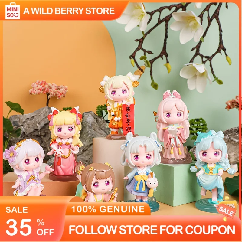 

Encountering Spring Breeze Blind Box Hanfu Beauty Cute Cartoon Girl Character Home Furnishings Children's Room Desktop Accessori