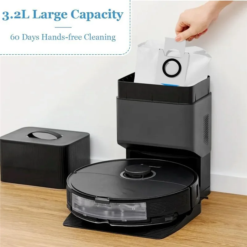 ABLU-Aksesori Tas Penyedot Debu untuk Ecovacs Deepot X1 Omni / T20 Omni, Tas Penyedot Debu Suku Cadang Pengganti