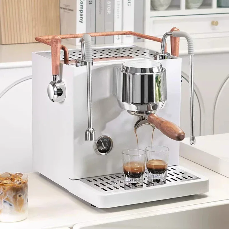 DR7107 Multifunctional Semi-Auto Espresso Maker Integrated Milk Function for Cappuccino Latte Mocha