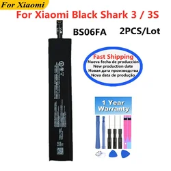 2360mAh Phone Battery BS06FA For Xiaomi BlackShark Black Shark 3 / 3S Battery Bateria In Stock Fast Shipping