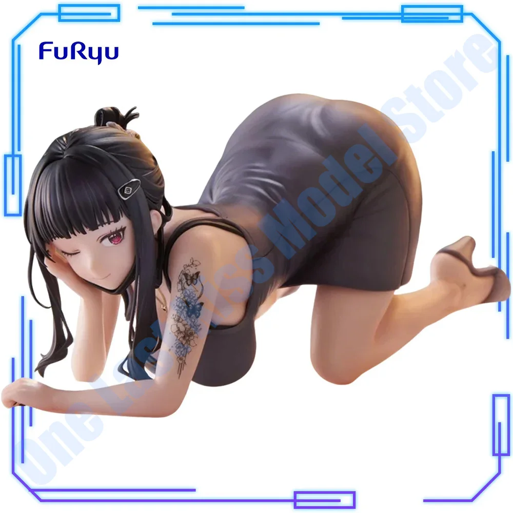 In Stock FuRyu Original Genuine Goddess of Victory: Nikke D Killer Wife 12cm Anime Collections Model Toys Noodle Stopper Figure