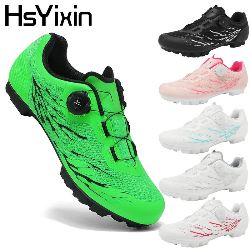 

Велосипедная обувь Mtb, мужская и женская обувь на плоской подошве для горного велосипеда, дышащие бутсы, подходящие для шоссейного велосипеда, кроссовки для внедорожного велосипеда