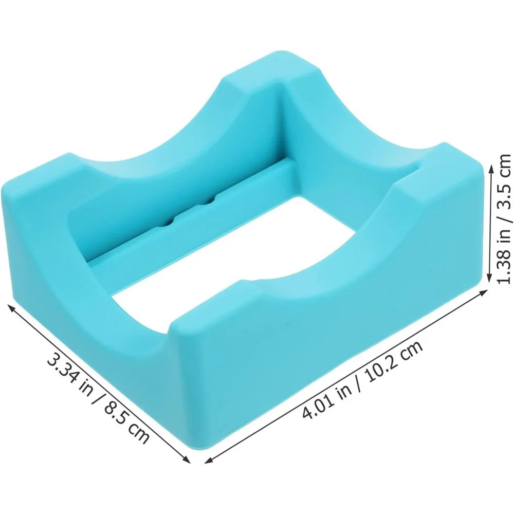 Tumbler Cradle Holder Durable Built-in Slot Silicone Lake Blue Household Accessories Silicone Cup Cradle Odorless Saving Space