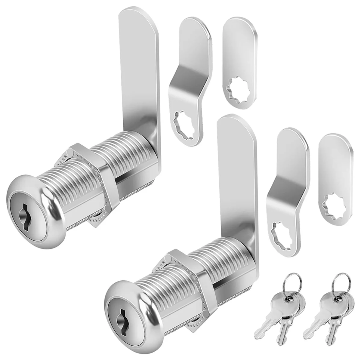 Y31A Cabinet Locks with Keys,1-1/2Inch Long Cam Locks Keyed ,Cabinet Cam Lock Set for Cabinets RV Storage Lock Tool Box Lock