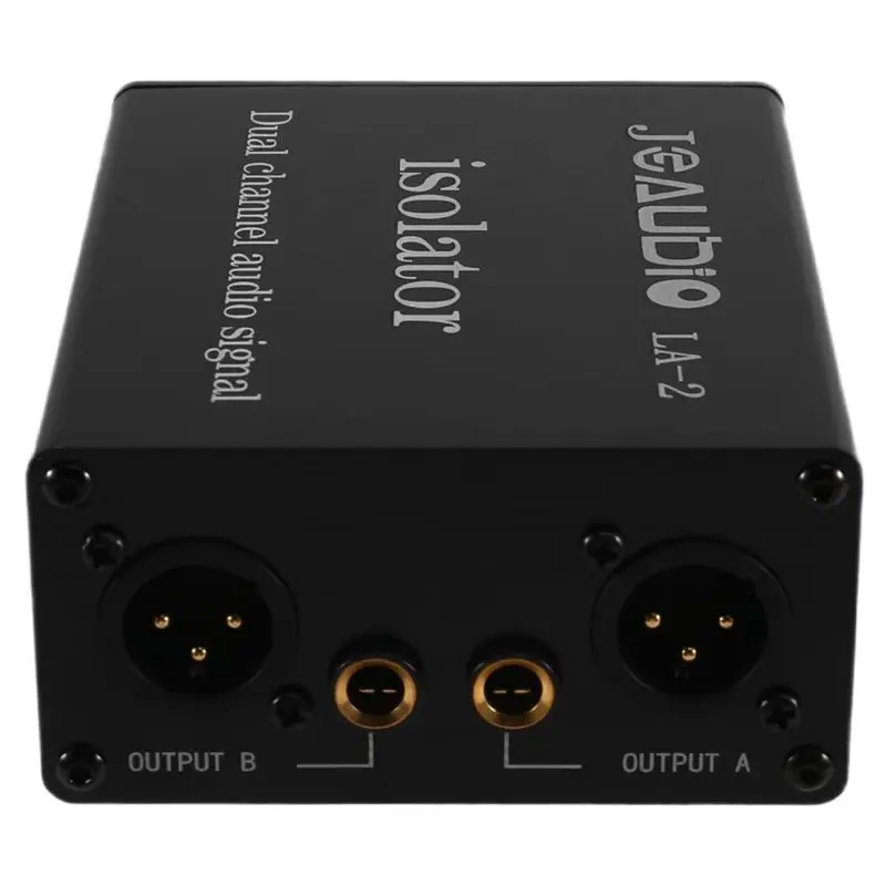 

ZIZI Audio Isolator XLR Noise Isolator Box Eliminator For Audio System Ground Loop Isolation