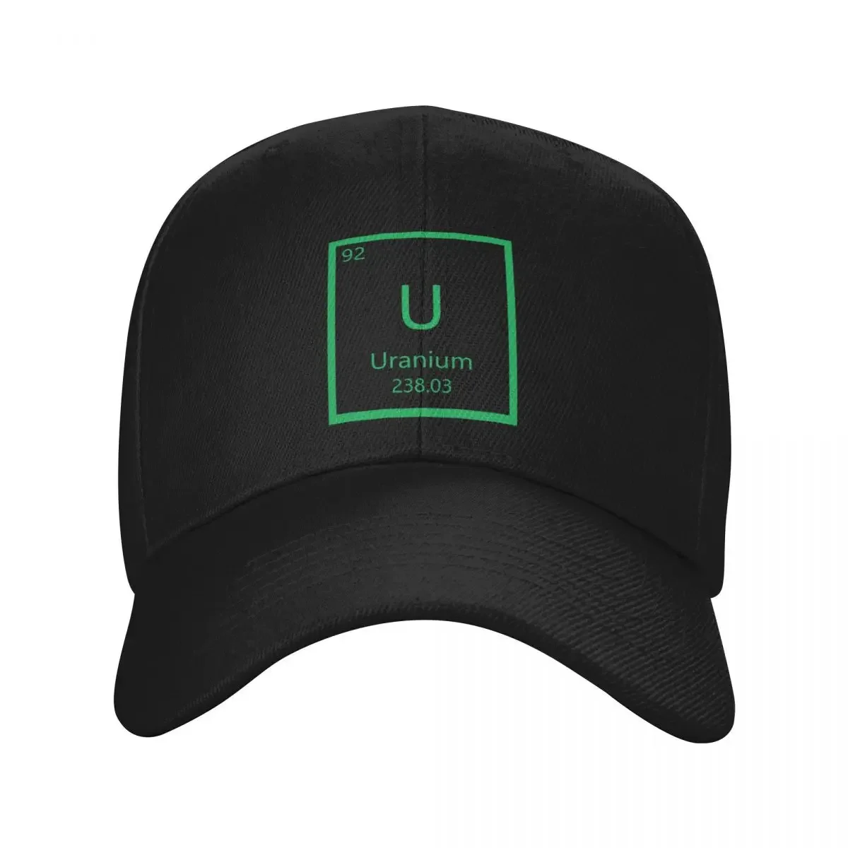 

Uranium!Naturally Radioactive Baseball Cap Beach Bag hiking hat Mountaineering Thermal Visor Men Golf Wear Women's