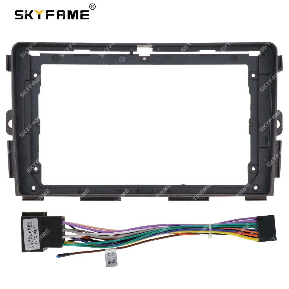 SKYFAME Car Frame Fascia Adapter Canbus Box Decoder Android Radio Dash Fitting Panel Kit For Changan Chana CX20 CS1