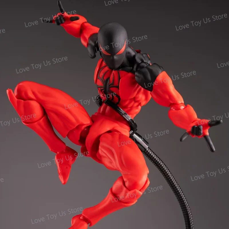 ألعاب الفوضى الأصلية الرجل العنكبوت سيمبيوت سبايدرمان Messtoys بدلة سوداء الجار القرمزي العنكبوت أنيمي ألعاب هدايا شخصيات الحركة