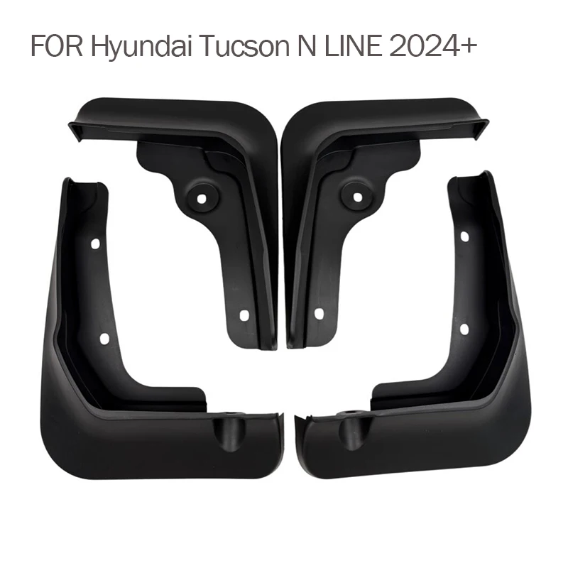 2024 2025 2026 FOR Hyundai Tucson N-Line N Line Mudguard Fender Mud Flap Guards Splash Mudflaps Car Accessories Front Rear 4pcs