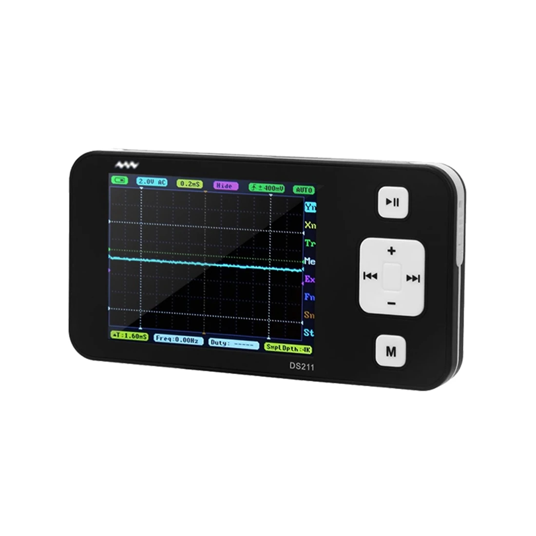 MINI DS211 ARM Nano Pocket Professional Portable Digital Oscilloscope Digital DSO 211 DS 211 DS0211 with MCX Probe