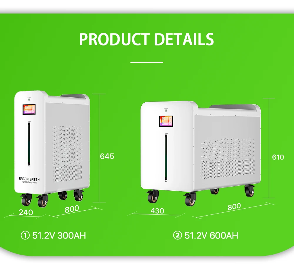 

51.2V 300Ah/600Ah (15–30kWh) LiFePO4 Battery – Expandable Solar Storage Pack with Smart BMS