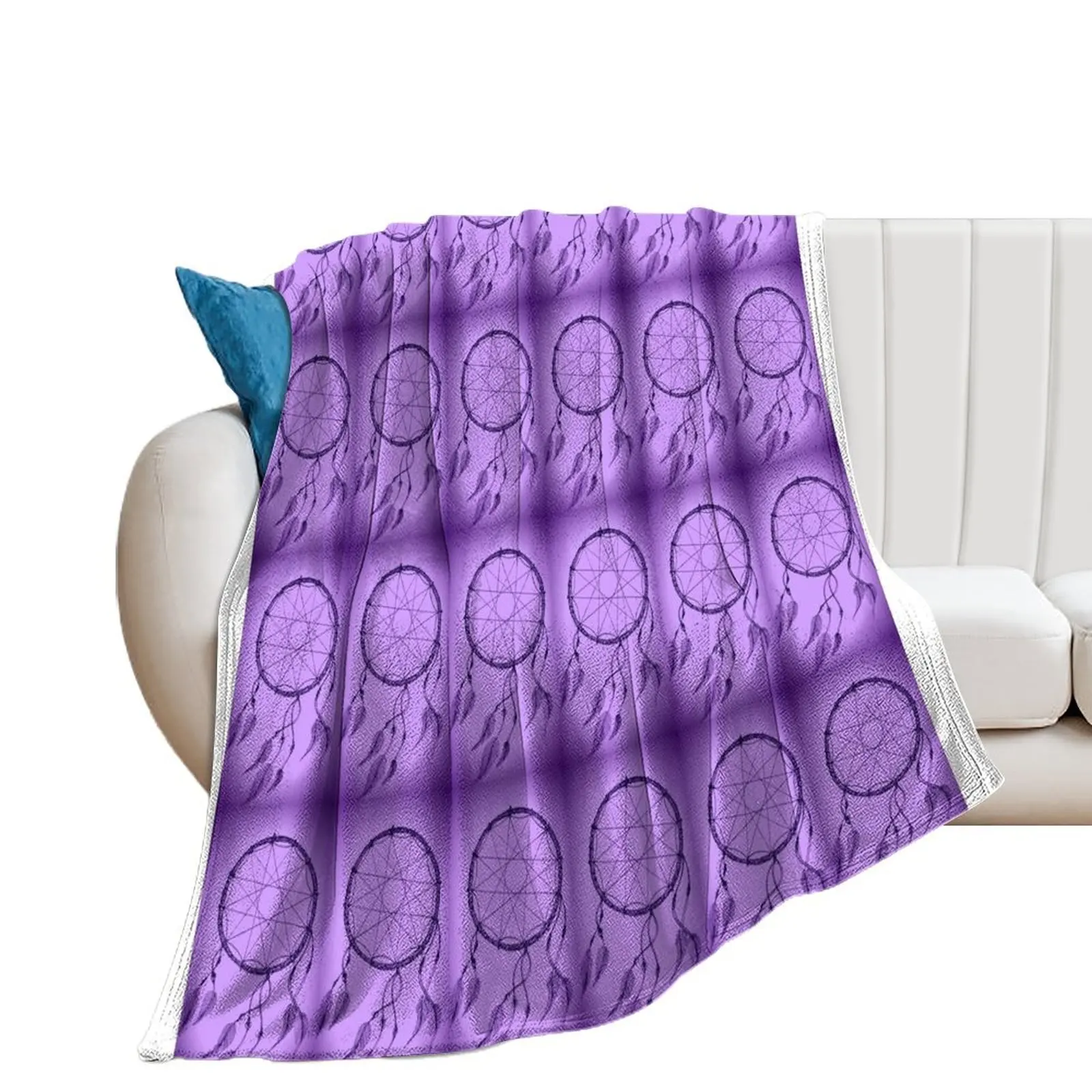 

purple dream catcher Throw Blanket warm winter Decorative Beds Blankets