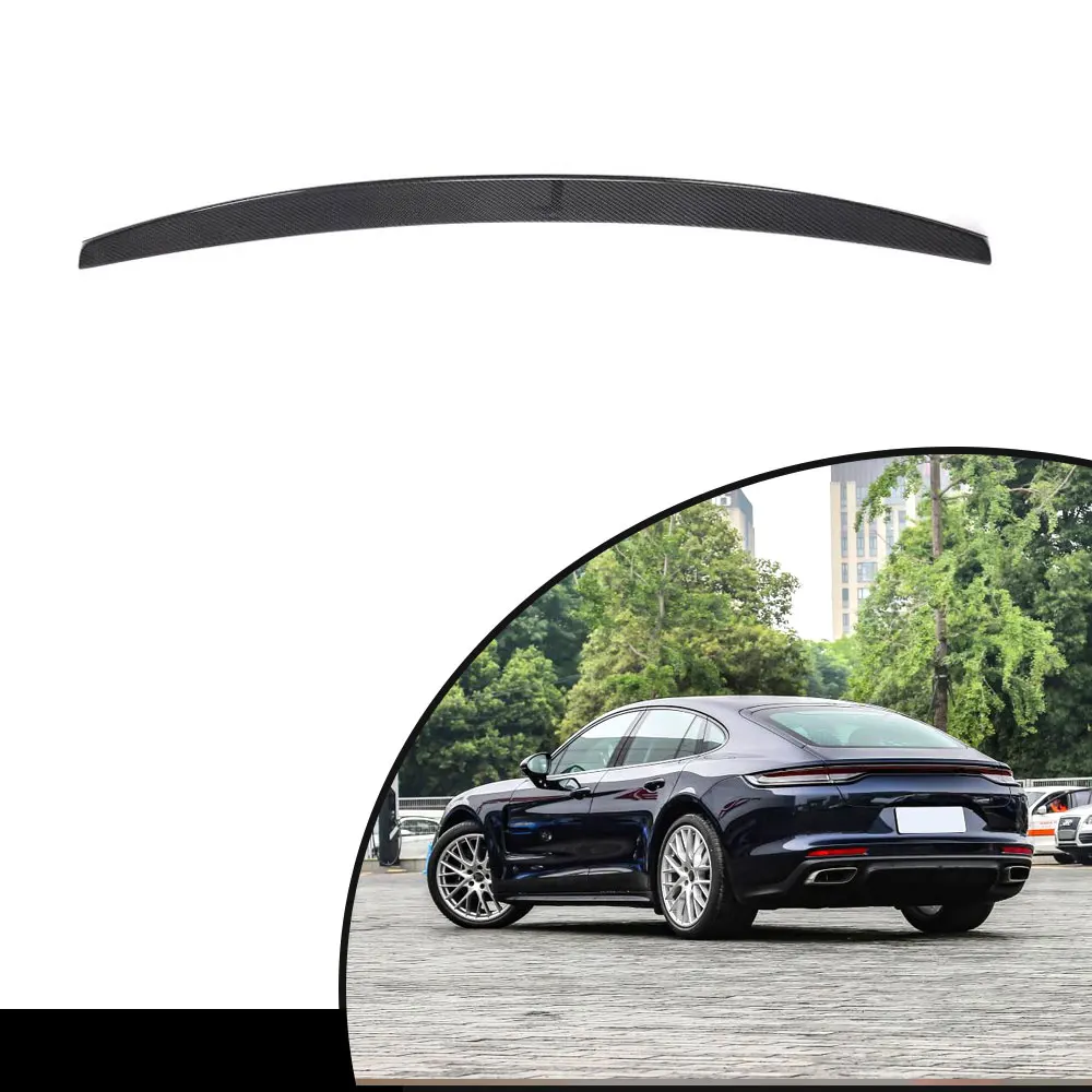 Vorpreg Dry Carbon Fiber Hinten Trunk Boot Spoiler Flügel Für Porsche Panamera 971 2017 - 2021