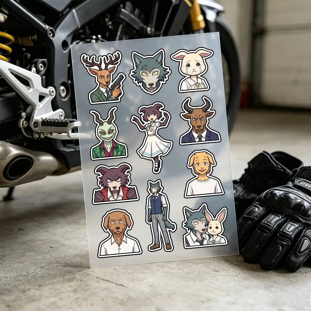 Beastars Stickers Auto Body Bumper Windows Motorcycle Laptop Walls Vinyl Decal Car Tuning Accessories
