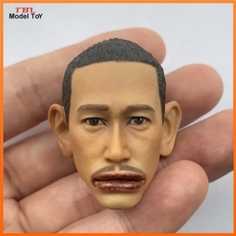 1/6 Scale Tony Leung Chiu Wai Head Sculpt The Eagle Shooting Heroes Thick Lips Head Carved Toy