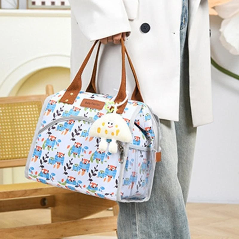 

J15U Multifunction Big Capacity Diaper Bag Stylish & Large Mother Carryall for New Mother