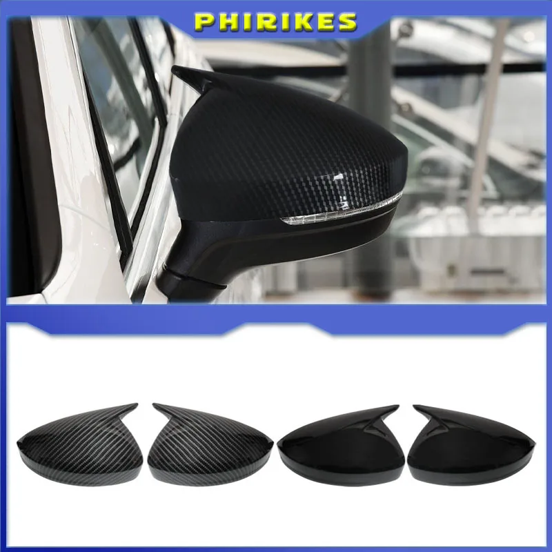 

Auto Rearview replace left right For VW Tiguan 2017 2018 2019 2020 Car Side Mirror Cover Wing Cap Housing