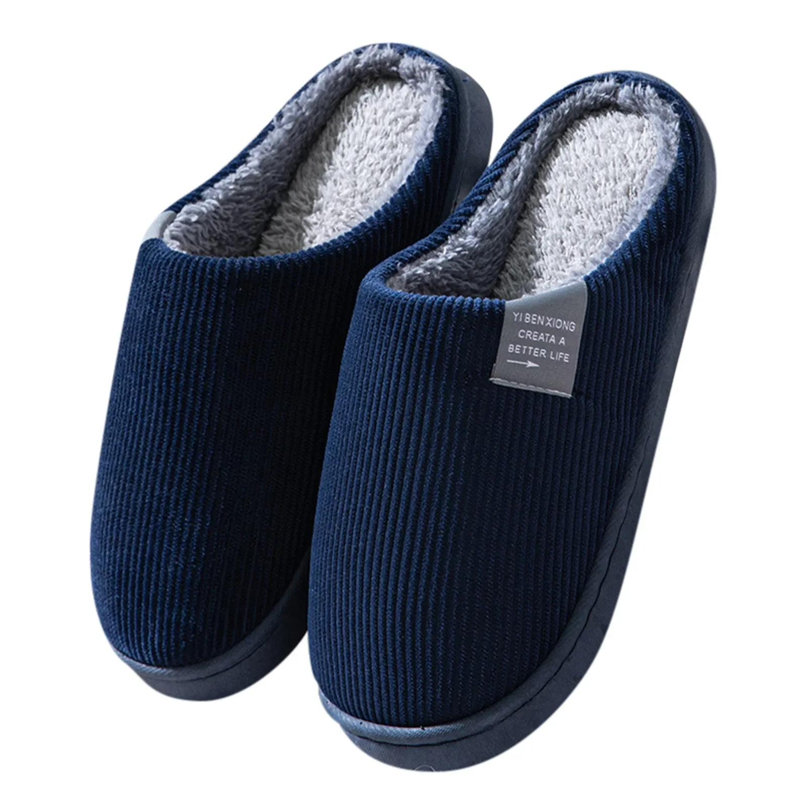NIEUW Dames Heren Casual Dikke Zachte Bodem Thuis Slippers Huishoudelijke Pluche Slippers Antislip Thermische Slippers Indoor Winter Flats