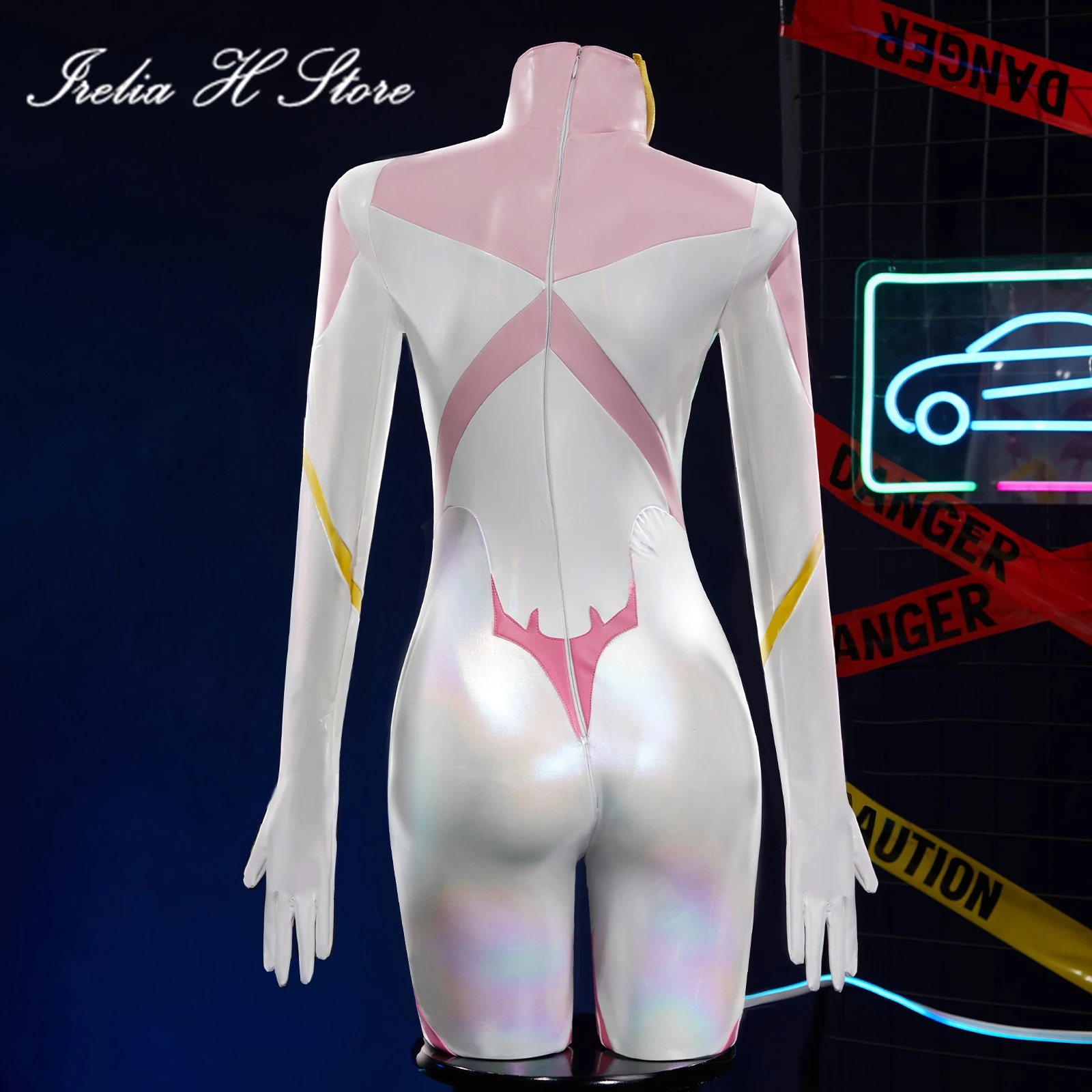 Irelia H Store SEED Lacus Clyne Cosplay Costume for women Lacus Pilot suit Anime jumpsuit