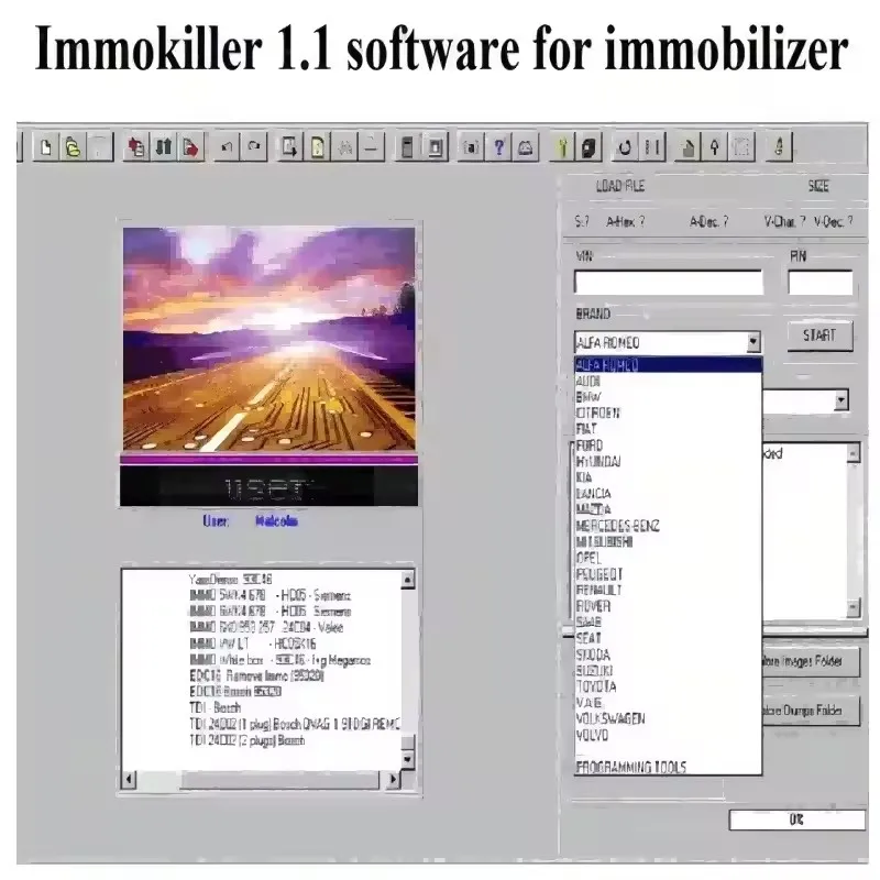 

6 in 1 Universal Decoding Software Pack Service Tool - IMMO off Immoff 17 Doctor V2.1 ServiceTool 1.2 Killer V1.1 Pin Code 1.3.9