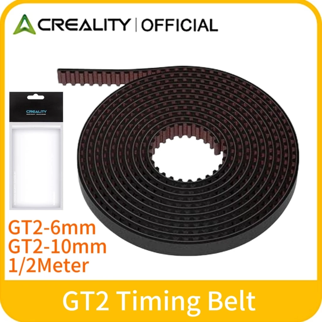 Creality Offizieller GT2-6/10mm Offener Zahnriemen GT2 Zahnriemen 2M Gummi-Riemen Synchronriemen 3D-Drucker-Teile ﻿
