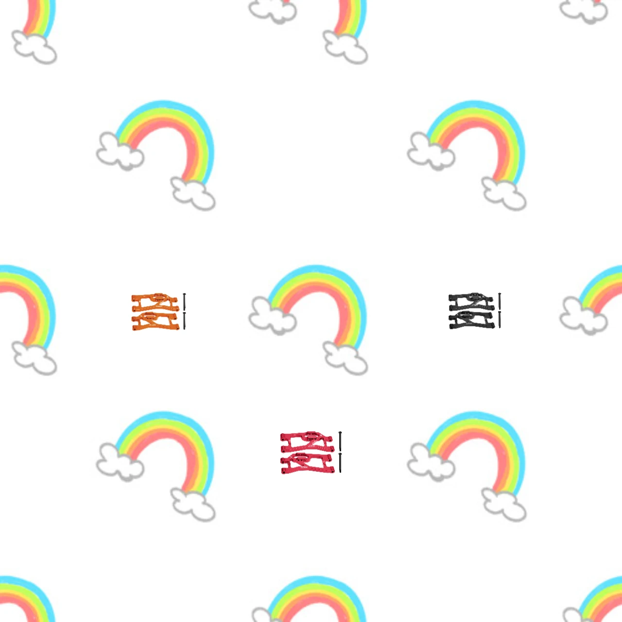 Brazos de suspensión inferiores traseros de aleación GPM 7075 para TRAXXAS Mini Maxx Monster Truck