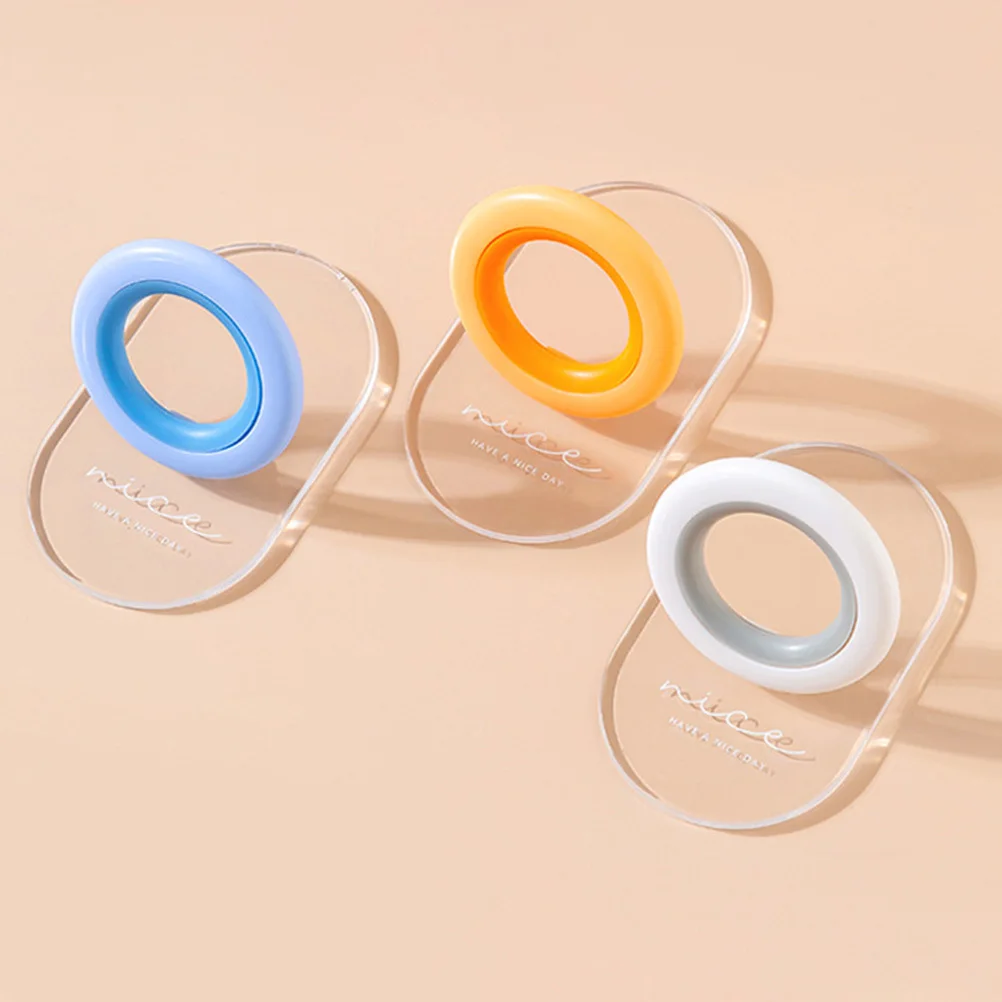 

3Pcs Toilet Lid Lifter Durable High Grade Material Practical Toilet Seat Handle Anti-Touching Safe Easy Installation