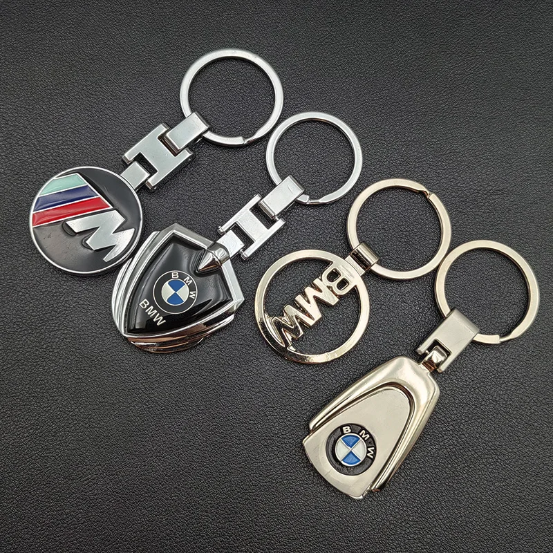 2024 portachiavi in pelle con Logo in metallo portachiavi per auto di lusso per BMW E46 E90 E39 E60 E36 E30 E61 E91 E92 E87 F10 F20 F30 accessori