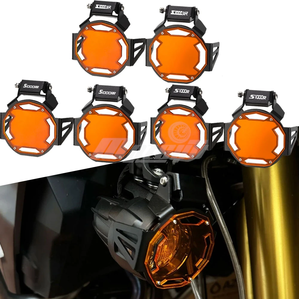

For BMW S1000R S1000RR S1000XR M1000R M1000RR 2010-2023 2024 2025 2026 Motorcycle Flipable Fog Lamp Fog Light Protector Guard