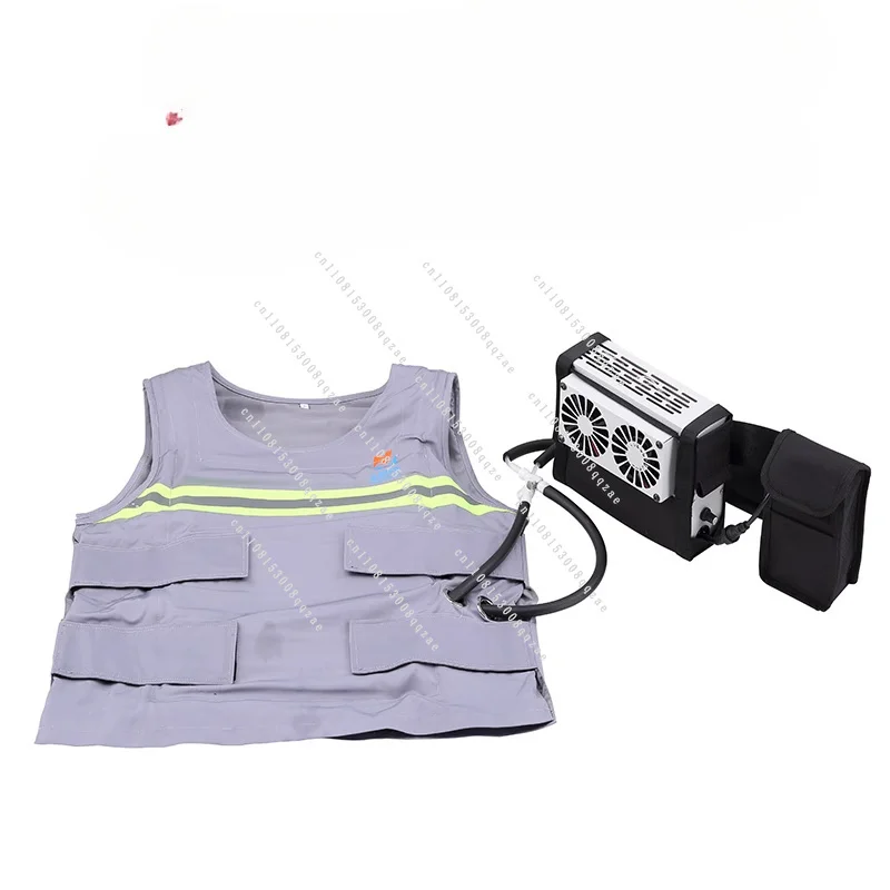 Summer Outdoor Air-Conditioning Jacket Multifunctional Water-Cooling Vest with DC Micro Compressor Clothing