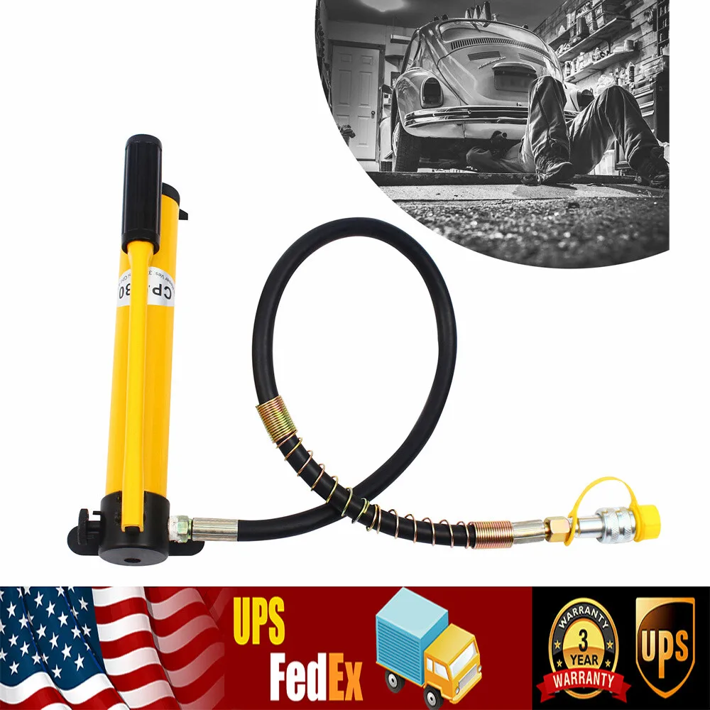 مضخة يدوية هيدروليكية من سبائك الصلب 10 طن Cp-180 مضخة يدوية هيدروليكية 10000 رطل لكل بوصة مربعة تخزين زيت كبير قاعدة متشعبة