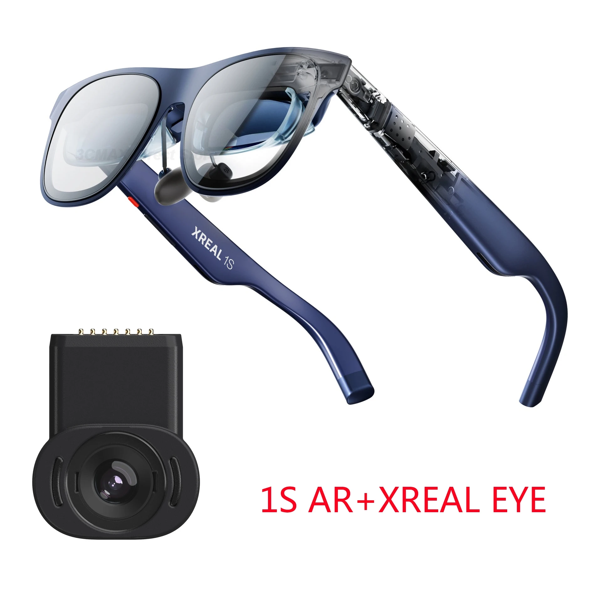 New XREAL 1S Smart AR Glasses: Native 2D to 3D, 3DoF Spatial Hover