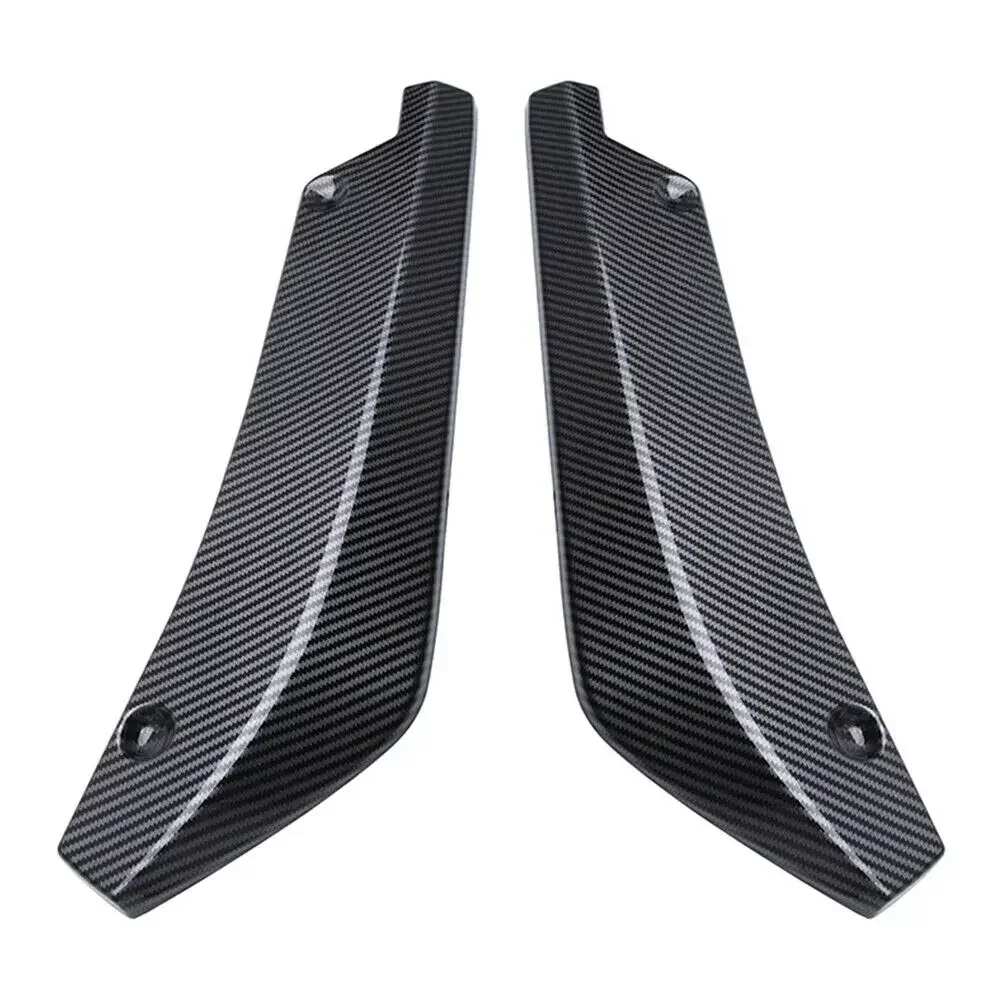 2PCS Rear Bumper Splitter Universal Side Spoiler Diffuser Canards Valance For Audi S3 S4 A3 A4 B7 B8 Car Accessories