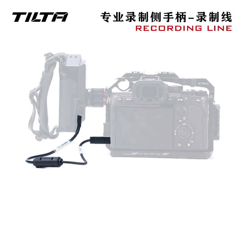 TILTA RS-TA3 / RS-USBC Advanced Side Handle Run/Stop Cable for Sony Canon Nikon Focus Handle+ WLC-T05-MK Nucleus Nano II Motor